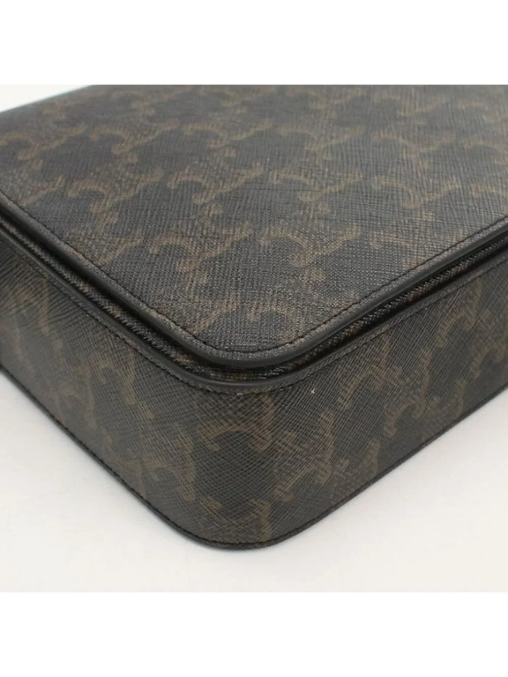 Celine Flap Messenger Bag Triomphe Canvas
